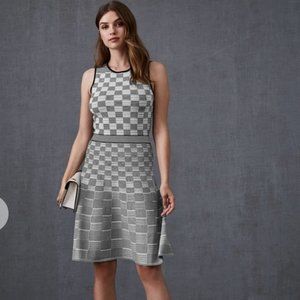 Reiss Black and White Dress